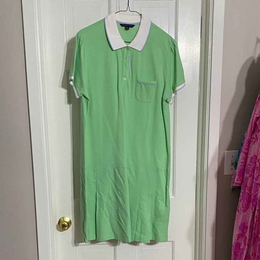Brooks Brothers Green Polo Dress  Size XL
